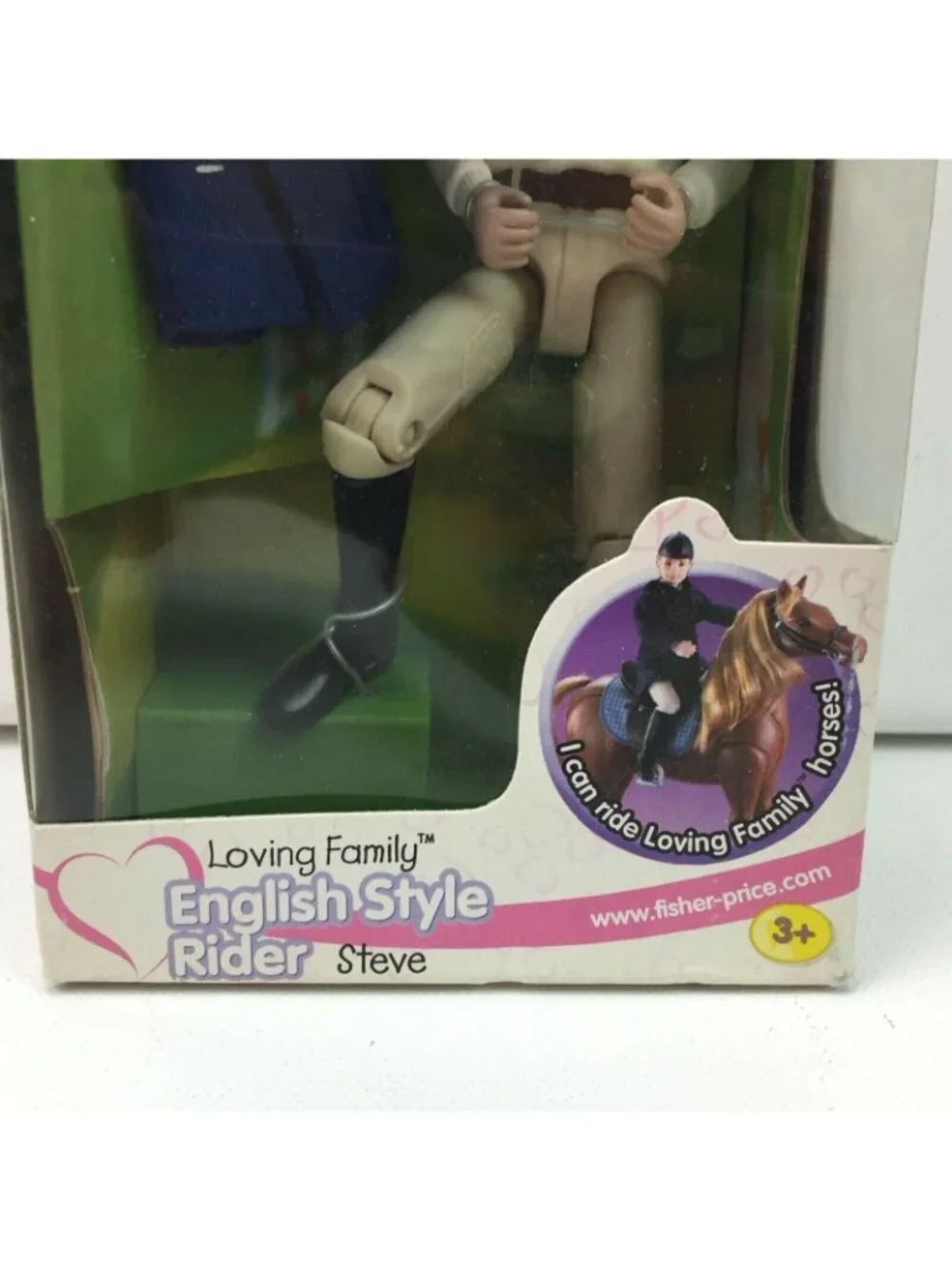 Vintage Fisher Price Loving Family English Style Rider Steve 75270